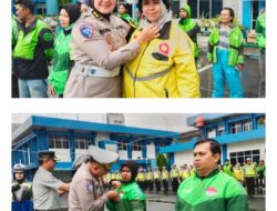 Ratusan Ojol Ikuti Apel Kamtibmas, Ditlantas Polda Sulsel Gaungkan Program Humanis “Mappatabe”