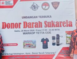 PMI Hari ini Buka Donor Darah Sukarela di Daya Makassar, Warkop Tetta Ode Jadi Lokasi Kegiatan