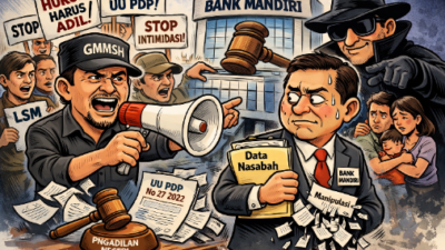 Aliansi GMMSH Desak Bank Mandiri Bertanggung Jawab atas Dugaan Pelanggaran Data dan Intimidasi, Gugatan Rp500 Miliar Bergulir di PN Makassar