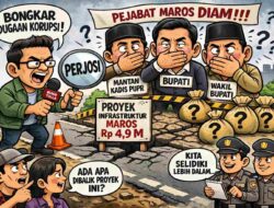 Proyek Infrastruktur Maros Rp4,9 Miliar Disorot, Pejabat Bungkam, PERJOSI Bersuara