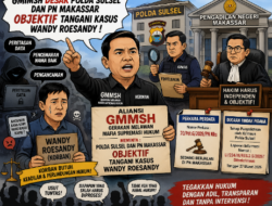 Aliansi GMMSH Desak Polda Sulsel dan PN Makassar Objektif Tangani Kasus Wandy Roesandy Selaku Korban Oknum Bank Mandiri