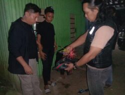 Jatanras Polres Maros Razia Lokasi Pesta Minuman Keras, Dua Orang Diamankan Karena Kedapatan Bawa Busur Pemanah