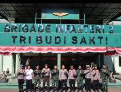 Sinergitas TNI dan Polri, Kapolres Maros Gelar Kunjungan Silaturahmi dengan Brigif Para Raider 3 Kostrad Kariango*