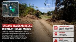 Pengerukan Tanah di Pallantikang Disorot, Tantangan DLH dan Polres Maros Turun Tangan