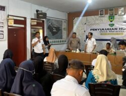 Satresnarkoba dan Sat Binmas Polres Maros Gelar Penyuluhan hukum Dan Edukasi Warga Desa Marannu tentang Bahaya Narkoba.