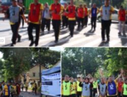 Jaga Kebugaran dan Kesiapan Tugas, Ratusan Personel Polres Maros Ikuti Kesamaptaan Jasmani Berkala