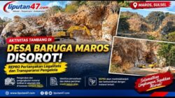 Tambang di Kawasan Geopark Maros Disorot, Legalitas Dipertanyakan