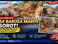 Tambang di Kawasan Geopark Maros Disorot, Legalitas Dipertanyakan